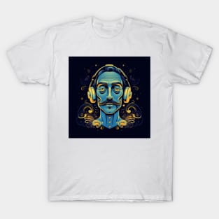 God is a DJ - Tribute Salvador Dali T-Shirt